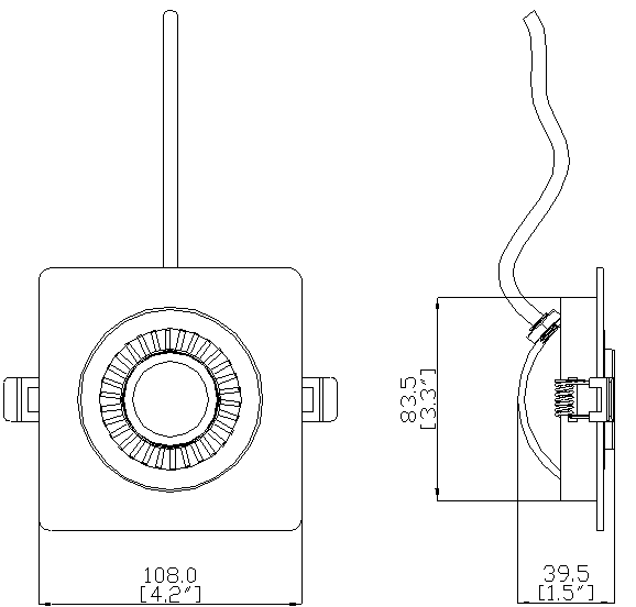 3 Inch Square Shape Rotatable LED Downlight - Image 2
